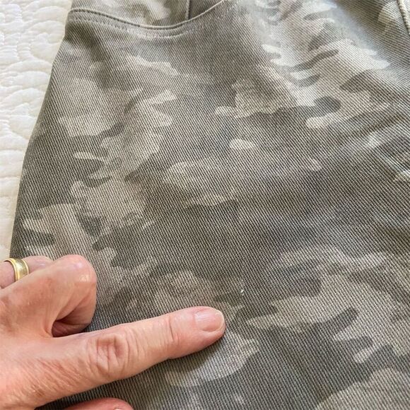 SPANX Jeggings Ankle Leggings Gray Camo High-Rise Pull-On Women's Size M​​ - Picture 15 of 15
